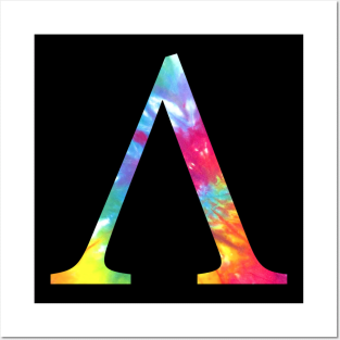 Tie Dye Lambda Posters and Art